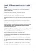 ComD 5070 quiz questions study guide final