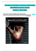 Test Bank for Principles of Anatomy and Physiology 16th Edition by Gerard J Tortora, Bryan H Derrickson | All Complete Chapter 1-29