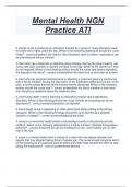 Mental Health NGN  Practice ATI