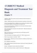  CURRENT Medical Diagnosis and Treatment Test Bank