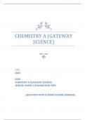 OCR 2023  GCSE CHEMISTRY A (GATEWAY SCIENCE) J248/02:PAPER2(FOUNDATION TIER)  QUESTION PAPER &MARK SCHEME (MERGED