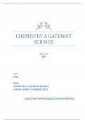 OCR 2023 GCSE CHEMISTRY A GATEWAY SCIENCE J248/03: PAPER 3 (HIGHER TIER)   QUESTION PAPER & MARK SCHEME (MERGED)  