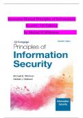 Instructor Manual Principles of Information Security, 7th Edition by Michael E.Whitman