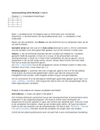 SPSS handleiding