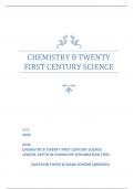 OCR 2023  GCSE CHEMISTRY B TWENTY FIRST CENTURY SCIENCE J258/02: DEPTH IN CHEMISTRY (FOUNDATION TIER)  QUESTION PAPER & MARK SCHEME (MERGED)  