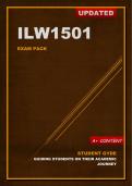 ILW1501 Updated Exam Pack (2024) May/June [A+ Guaranteed] Introduction to Law