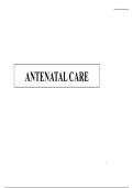 Antenatal care