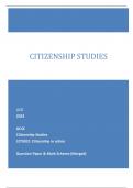 OCR 2023  GCSE Citizenship Studies J270/02: Citizenship in action  Question Paper & Mark Scheme (Merged)