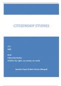 OCR 2023  GCSE Citizenship Studies J270/03: Our rights, our society, our world    Question Paper & Mark Scheme (Merged)