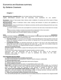 Economics and Business - McDowell's Principles of Economics