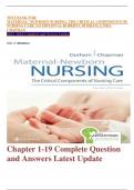 MATERNAL- NEWBORN NURSING: THE CRITICAL COMPONENTS OF NURSING CARE 3rd EDITION