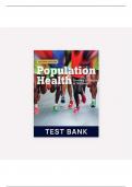 TEST BANK FOR POPULATION HEALTH CREATING A CULTURE OF WELLNESS 2ND EDITION NASH FABIUS