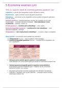 Samenvatting -  Economie LIFT 5 level 7 tot level 3