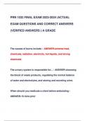 PRN 1032 FINAL EXAM 2023-2024 |ACTUAL  EXAM QUESTIONS AND CORRECT ANSWERS  (VERIFIED ANSWERS ) A GRADE