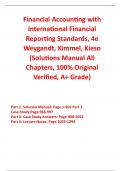 Solutions Manual for Financial Accounting with International Financial Reporting Standards 4th Edition By Weygandt, Kimmel, Kieso (All Chapters, 100% Original Verified, A+ Grade)