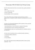 Pharmacology NURS 251 Module Exam 9 Portage Learning
