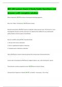 BIO 103 Lecture Exam 5 Study Guide Questions and  Answers with complete solution