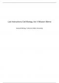 Act III Mission Memo Lab Instructions_ Scientific Reasoning - Arizona State University BIO 181 A+