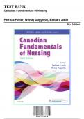 Test Bank: Canadian Fundamentals of Nursing, 6th Edition by Potter - Chapters 1-48, 9781771721134 | Rationals Included