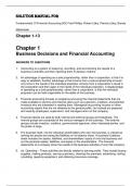 Solution Manual For Fundamentals of Financial Accounting, 6th Edition by Fred Phillips, Robert Libby, Verified Chapters 1 - 13