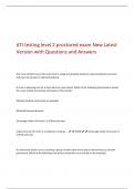 ATI testing level 2 proctored exam New Latest Version with Questions and Answers