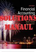 Financial Accounting 6th Edition By Spiceland,Thomas, Herrmann_SOLUTIONS MANUAL