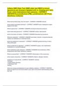 Indiana QMA State Test (QMA state test NEED to know) Questions and Answers Updated with A+ Grading and 100% Excel- what medications treat cataracts - CORRECT ANSWER-fluorometholone (FML), prednisolone (AK-Pred), diclofenac (voltaren)