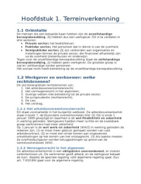 Samenvatting arbeidsrecht Q4 tussentoetsen