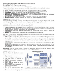 Samenvatting Internationale Marketing