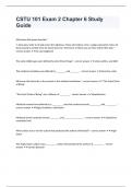 CSTU 101 Exam 2 Chapter 6 Study Guide questions with correct answers 100%