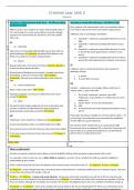 Study Sheet: Unit 2 - Assaults