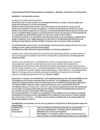 Samenvatting Protocol leesproblemen en dyslexie - groep 1 en 2