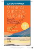 Test Bank for Medical-Surgical Nursing: Concepts for Clinical Judgment and Collaborative Care 11th Edition by Donna D. Ignatavicius, Cherie R. Rebar, Nicole M. Heimgartner