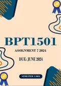 BPT1501 Assignment 7 Sem 1 2024