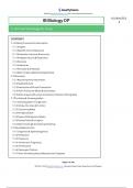 SME Biology Topic 11 Notes