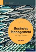 Business Management Study Guide Lloyd Gutteridge Oxford 2022