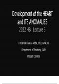 Development of Heart and Anomalies -L5