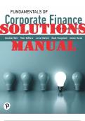 Fundamentals of Corporate Finance, Canadian Edition 4th Edition Jonathan Berk; Peter DeMarzo SOLUTIONS MANUAL_(INCLUDES EXCEL SPREADSHEET SOLUTIONS)