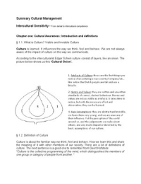 Intercultural Sensitivity