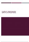 AQA GCSE Chemistry - Earths Atmosphere PowerPoint