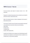 RNFA Course 1 Test 2a QUESTIONS & ANSWERS 2024 ( A+ GRADED 100% VERIFIED)