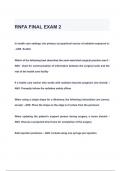 RNFA FINAL EXAM 2 QUESTIONS & ANSWERS 2024 ( A+ GRADED 100% VERIFIED)