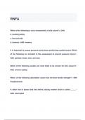 RNFA QUESTIONS & ANSWERS 2024 ( A+ GRADED 100% VERIFIED)