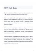 RNFA Study Guide QUESTIONS & ANSWERS 2024 ( A+ GRADED 100% VERIFIED)