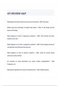 ATI REVIEW A&P QUESTIONS & ANSWERS 2024 ( A+ GRADED 100% VERIFIED)