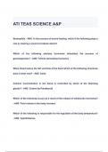 ATI TEAS SCIENCE A&P QUESTIONS & ANSWERS 2024 ( A+ GRADED 100% VERIFIED)