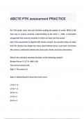 ABCTE PTK assessment PRACTICE QUESTIONS & ANSWERS 2024 ( A+ GRADED 100% VERIFIED)