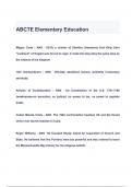 ABCTE Elementary Education QUESTIONS & ANSWERS 2024 ( A+ GRADED 100% VERIFIED)