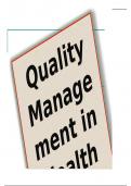 6 - Quality Management in Helath Care