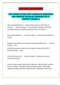 ASU BIO 181 EXAM 4  2024 UPDATE EXAM TEST COMPLETE QUESTIONS AND VERIFIED DETAILED ANSWERS GET IT CORRECT GRADE A+